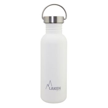 Laken Basic Steel Botella Reutilizable 750 Ml Acero Inoxidable Tapón De Acero Inoxidable