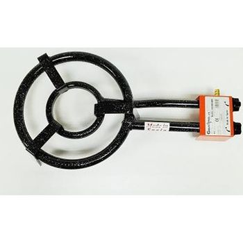 ⇒ Comprar Paellero gas butano 2 fuegos redondo 40cm hierro m400 la ideal ▷  Más de 200 tiendas ✔️