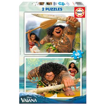 Puzzle Vaiana Disney 2x48pz