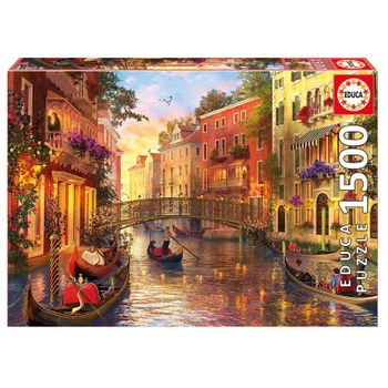 Puzzle Atardecer En Venecia 1500pz