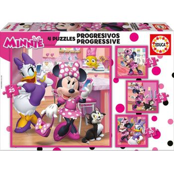 Puzzle Progresivos Minnie Happy Helpers 12-16-20-25