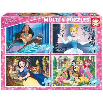 Puzzles Progresivos Princesas Disney 50-80-100-150pz