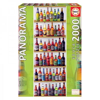 Puzzle Cervezas Del Mundo Panorama 2000pz