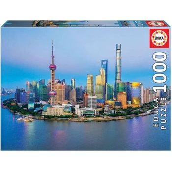 Shanghai Al Atardecer Puzzle 1000 Piezas