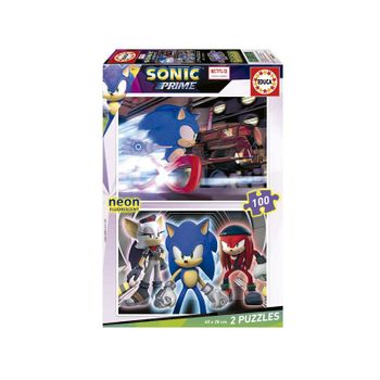 Puzzle 300 pièces Néon : Sonic - N/A - Kiabi - 14.23€