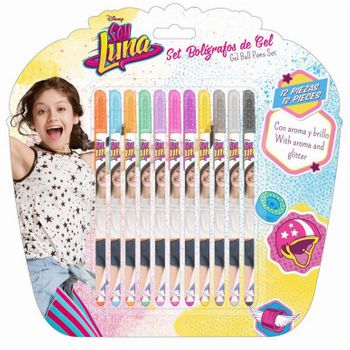 Blister 12 Boligrafos Gel Soy Luna Disney Happy