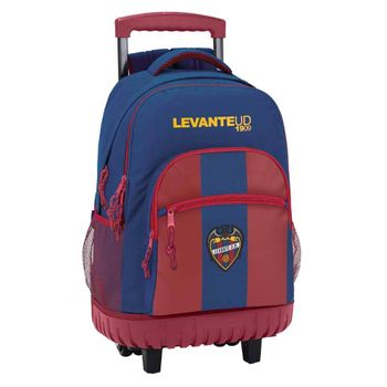 Mochila Grande Con Ruedas Compact Extraible Simple Atletico Madrid