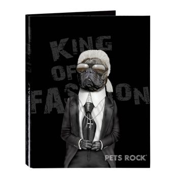 Carpeta Anillas Pets Rock Fashion