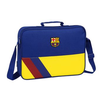 Safta 612025385 Bolso Maletín Cartera Extraescolares Niño Fc Barcelona, Azul (multicolor)