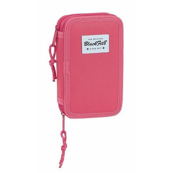 Plumier Doble Blackfit8 Rosa (28 Piezas)