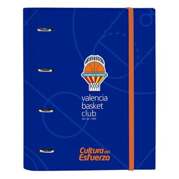 Carpeta De Anillas Valencia Basket (27 X 32 X 3.5 Cm)