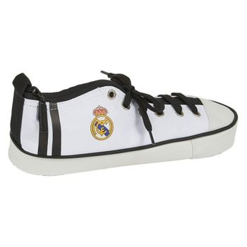 Comprar Estuche Escolar Real Madrid C.F. Negro Blanco (18.5 X 7.5 X 5.5 Cm)  ▷