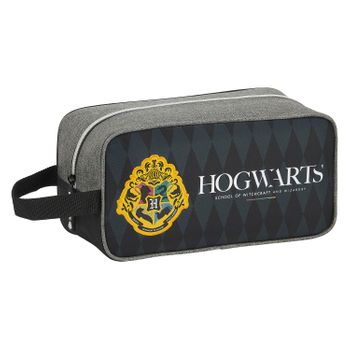 Zapatillero De Viaje Hogwarts Harry Potter Negro Gris (29 X 15 X 14 Cm)