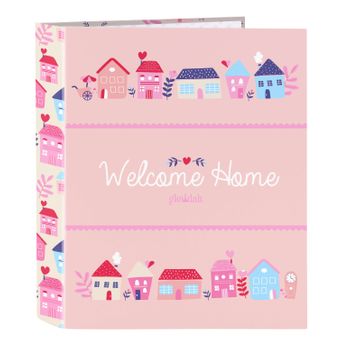 Carpeta Anillas Glowlab Welcome Home Lomo Ancho