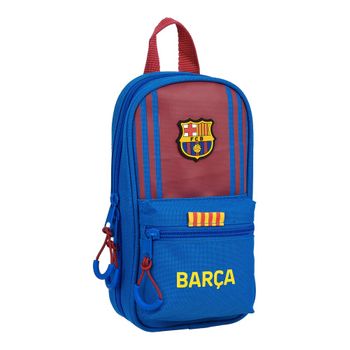 Plumier Mochila F.c. Barcelona Granate Azul Marino (33 Piezas)