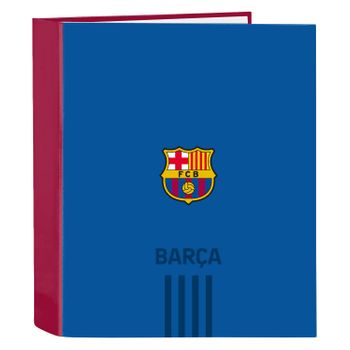 Carpeta De Anillas F.c. Barcelona Granate Azul Marino A4 (27 X 33 X 6 Cm)