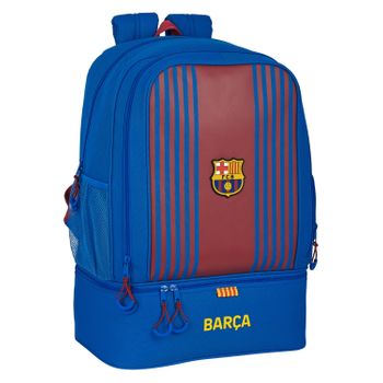 Bolsa De Deporte Con Portazapatos F.c. Barcelona Granate Azul Marino