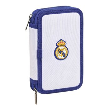 safta Real Madrid, Neceser Unisex niños, Azul/Blanco, M : : Moda