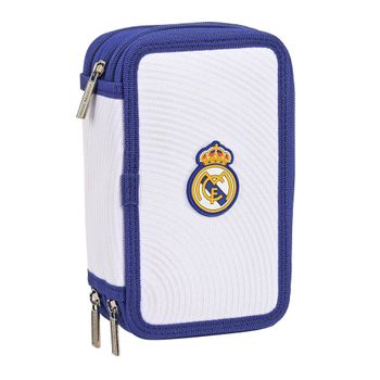 Safta Real Madrid, Mochila Unisex Niños, Azul/blanco, M 