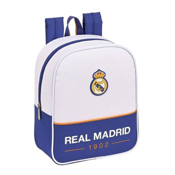 safta Real Madrid, Mochila Unisex niños, Azul/Blanco, M