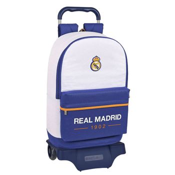 Mochila Real Mardid Con ruedas 611954818, REAL MADRID SAFTA