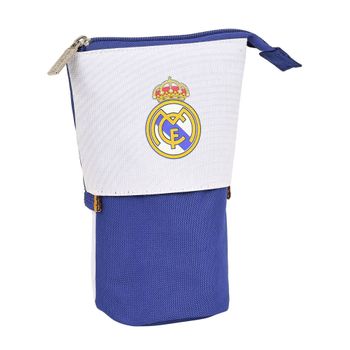 Comprar Estuche Escolar Real Madrid C.F. Negro Blanco (18.5 X 7.5 X 5.5 Cm)  ▷