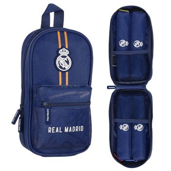 Estuche Escolar Real Madrid C.f. Negro Blanco (20 X 11 X 8.5 Cm) con  Ofertas en Carrefour