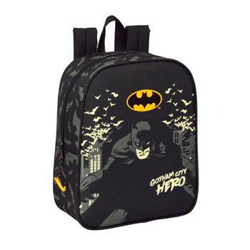 Mochila Escolar Con Ruedas Batman Hero Negro (32 X 43 X 14 Cm) con Ofertas  en Carrefour