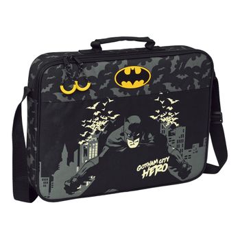 Mochila Escolar Con Ruedas Batman Hero Negro (32 X 43 X 14 Cm) con Ofertas  en Carrefour