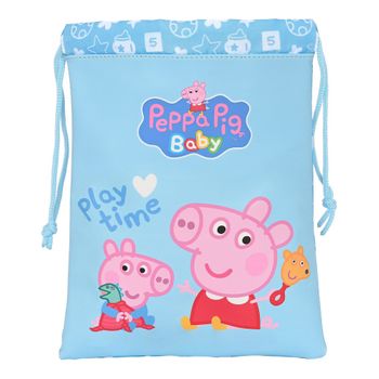 Portameriendas Peppa Pig Baby Azul Claro