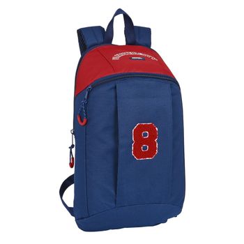 Mochila Infantil Safta University Mini Rojo Azul Marino (22 X 39 X 10 Cm)