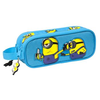 Safta-portatodo Doble Minions Minionstatic 21x8x6cm, Multicolor (812228513)