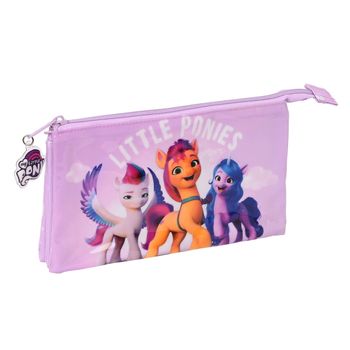 Mochila Escolar My Little Pony Wild & Free Azul Cor de Rosa 22 X