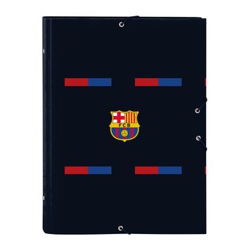 Carpeta F.c. Barcelona Granate Azul Marino A4 (26 X 33.5 X 4 Cm)