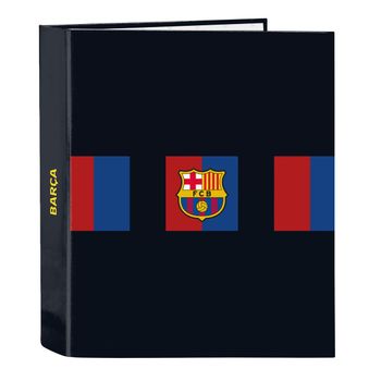 Carpeta De Anillas F.c. Barcelona Granate Azul Marino A4 (27 X 33 X 6 Cm)