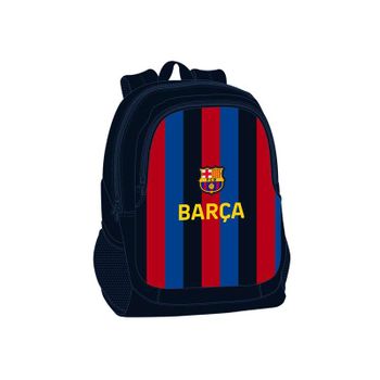 Safta, Mochila Escolar De F.c. Barcelona 1ª Equipación 22/23, 320x160x440 Mm Unisex Niños, Azul Marino Y Granate, Estándar