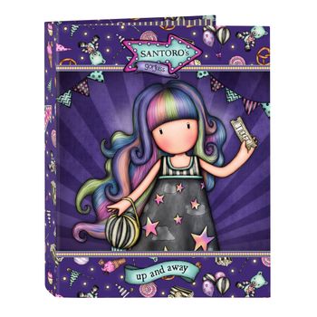 Carpeta De Anillas Gorjuss Up And Away Morado A4 (26.5 X 33 X 4 Cm)