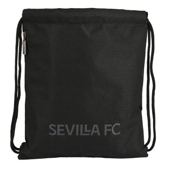 Mochila para portátil negra Premium + USB - Sevilla FC