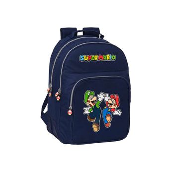 Super Mario Bros - Mochila Grande Con Ruedas, Compacta, Extraíble, Ideal  Para Niños De Diferentes Edades, Cómoda Y Versátil, Calidad Y Resistencia,  33x22x45 Cm, Color Azul Marino con Ofertas en Carrefour