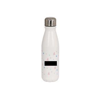 Moos Moos-m899d Metálica Termo, Botella De Agua, Doble Aislamiento, Cómoda Y Ligera, 500 Ml, 6x24, Color Azul Turquesa, Estándar (safta M899d)