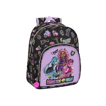 Mochila Guarderia Adapt.Carro Batman Hero 22X27X10Cm Material Escolar Niño  y Niña, Juvenil Colegio