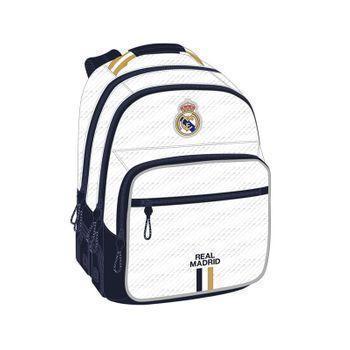 MOCHILA GDE. C/RUEDAS COMPACT EVOL. EXT. REAL MADRID 1ª EQUIP. 23/24 :  : Moda