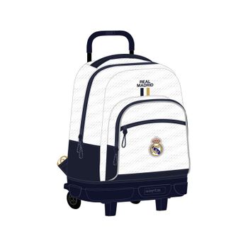 Mochila Real Madrid con carro compact desmontable  Tienda online de  regalos y merchandising - Mis Personajes Cáceres