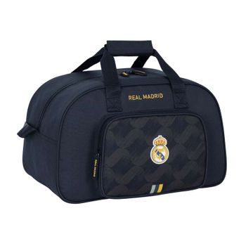 Safta Real Madrid 2ª Equipación 23/24 - Bolsa De Deporte, Mochila, Ideal Para Niños De Diferentes Edades, Cómoda Y Versátil, Calidad Y Resistencia, 40x23x24 Cm, Color Azul Marino