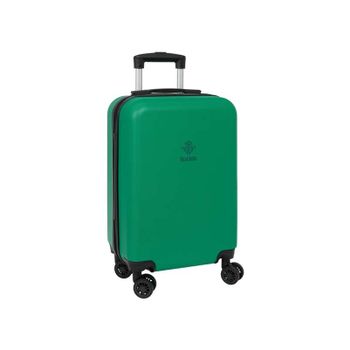 Real Betis Balompié - Trolley De Cabina 20 Pulgadas, Maleta Con Ruedas, Candado De Seguridad, Maleta Ligera, 34.5x20x55 Cm, Color Verde