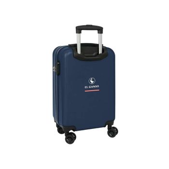 El Ganso Classic - Trolley De Cabina 20 Pulgadas, Maleta Con Ruedas, Candado De Seguridad, Maleta Ligera, 34.5x20x55 Cm, Color Azul Marino