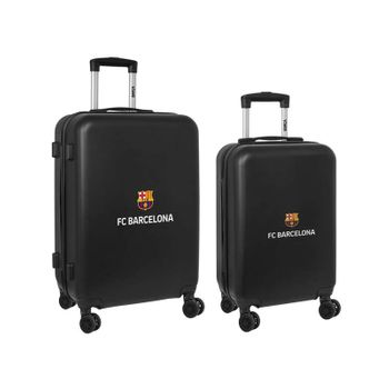 Set 2 Trolleys Cabina 20"+ Mediano 24" F.c.barcelona 3ª Equipacion 40x63x26cm