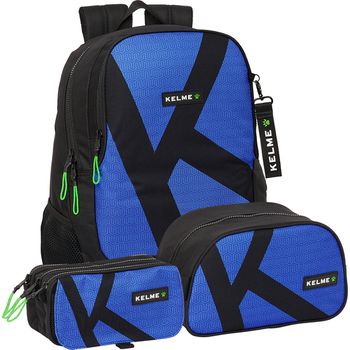 Pack 3 Piezas Kelme Royal Mochila, Estuche Y Neceser Kelme  | Safta