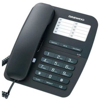 Teléfono Fijo Daewoo Dtc-240 Negro