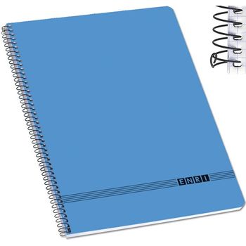 Enri 100430030 - Cuaderno, 4 X 4 Cuadrado, Color Blanco